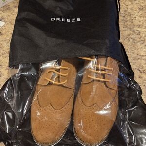 New Breeze Men's Tan Oxford Shoes Size 39